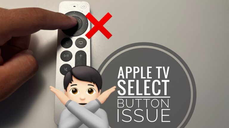 Кнопка выбора пульта Apple TV Remote не работает (как исправить!)