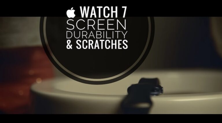 В рекламе долговечности экрана Apple Watch 7 не упоминаются проблемы с царапинами