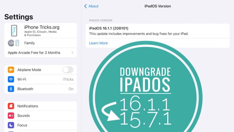 Понизьте версию iPadOS 16 до 15 без сторонних приложений [How To]