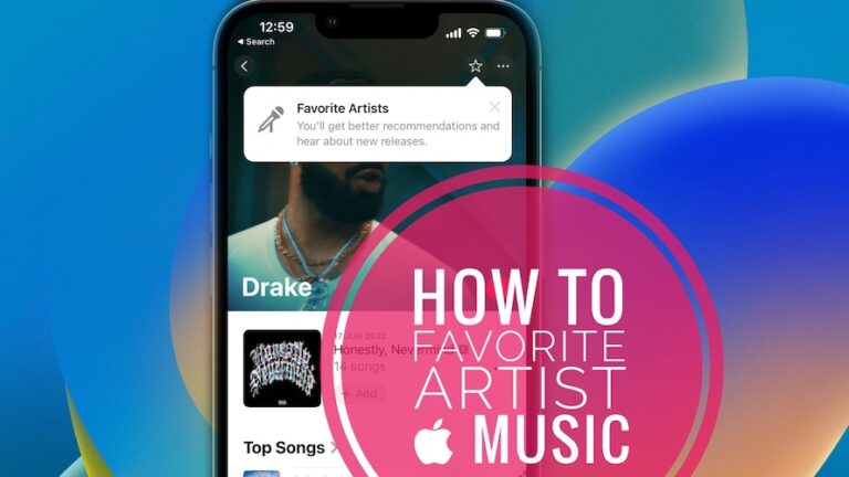 Как добавить любимого исполнителя в Apple Music в iOS 16
