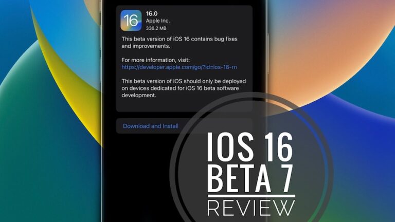 Проблемы iOS 16 Beta 7, исправленные ошибки, функции, изменения и многое другое