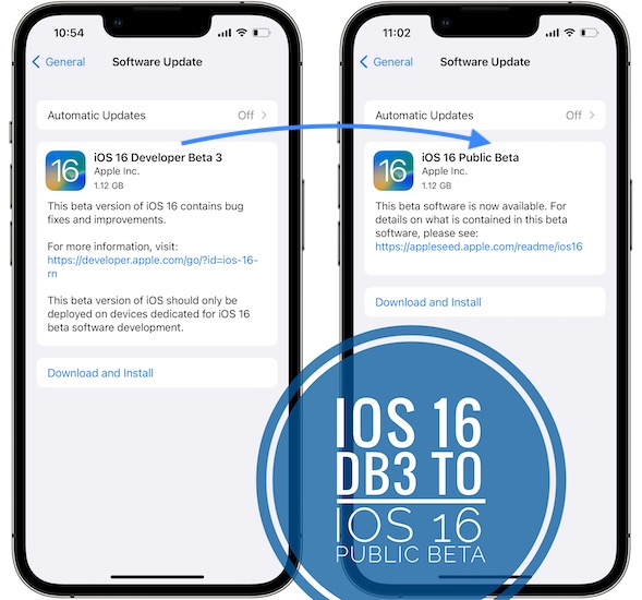 Как установить публичную бета-версию iOS 16 из бета-версии 3 для разработчиков