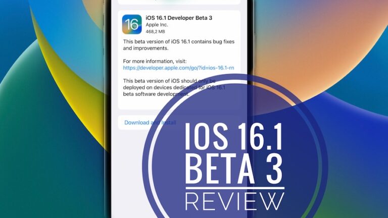 iOS 16.1 Beta 3: проблемы, функции, исправленные ошибки, проблемы и многое другое