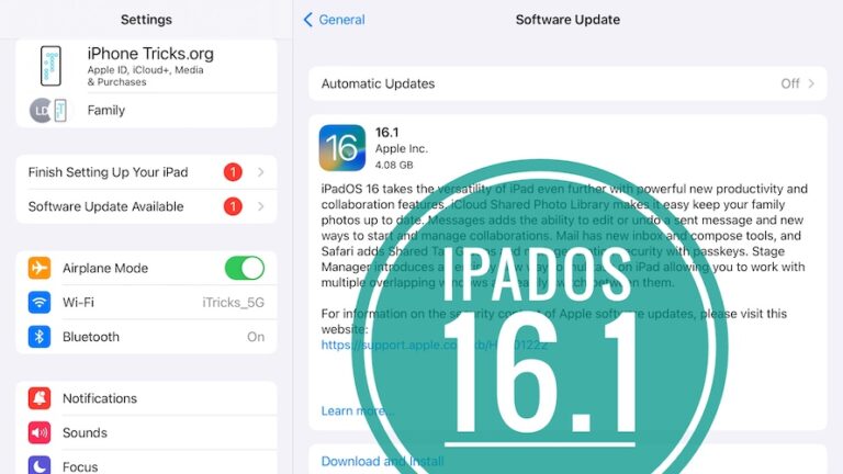 Особенности iPadOS 16.1, проблемы, исправления, улучшения и многое другое