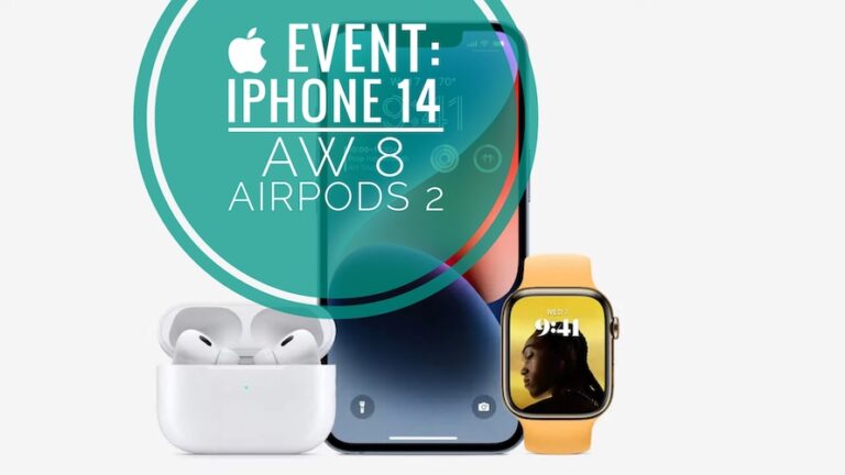 iPhone 14 и 14 Pro, Apple Watch 8, Ultra, SE 2 и AirPods Pro 2 [Keynote, Features, Replay]