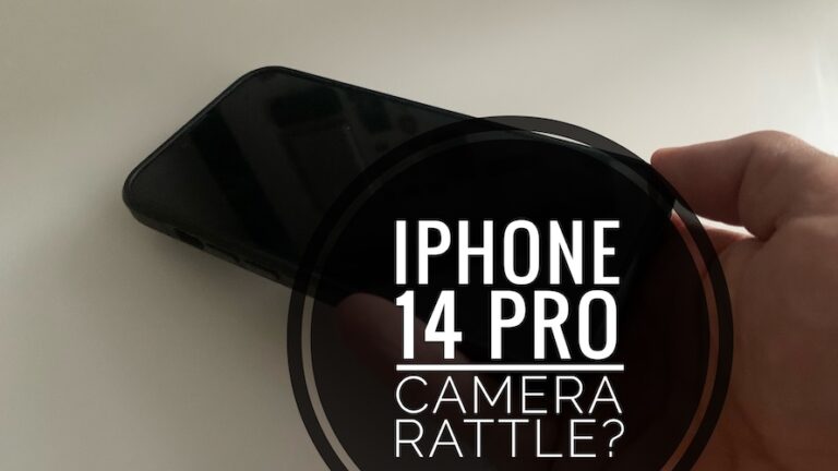 Камера iPhone 14 Pro дребезжит при встряхивании устройства?  Нормальный?