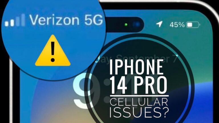 iPhone 14: нет обслуживания, плохой сигнал, сбрасывает звонки, медленный 5G?