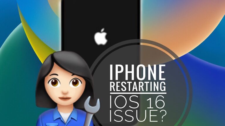 iPhone перезагружает проблему с iOS 16?  Устройство перезагружается случайным образом?