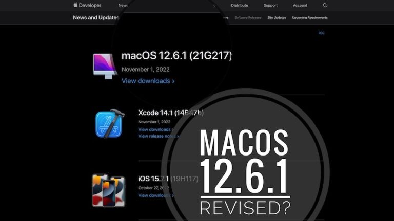 Apple выпустила исправленную версию macOS 12.6.1?