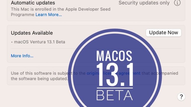 macOS 13.1 Beta Проблемы, функции, исправленные ошибки и многое другое