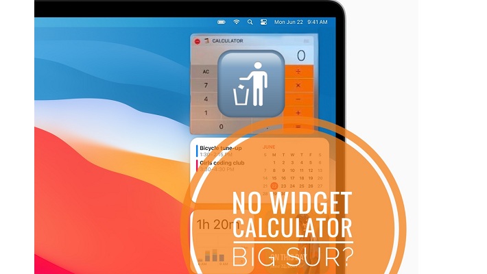 Как получить виджет калькулятора в macOS Big Sur?!