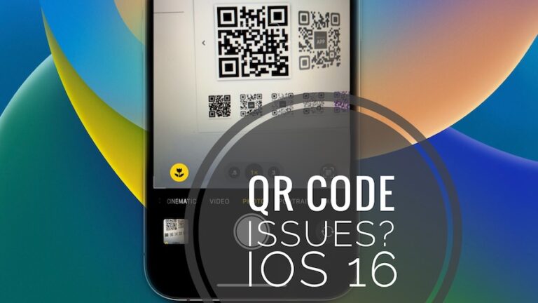 QR-код iOS 16 не работает на iPhone 14, 13 и других?  (Исправить!)