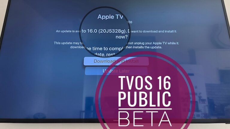 Как установить общедоступную бета-версию tvOS 16 на Apple TV