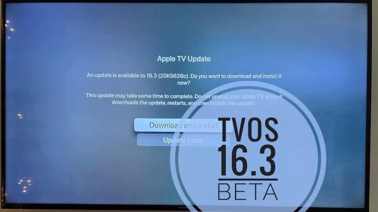 Проблемы бета-версии tvOS 16.3, функции, исправленные ошибки и многое другое