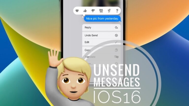 Как отменить отправку сообщений на iPhone, iPad и Mac (iOS 16)