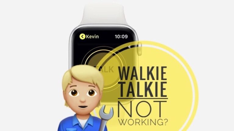 Walkie Talkie не работает на Apple Watch (исправить!)
