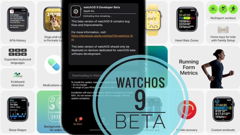 Загрузка бета-версии watchOS 9, особенности и ошибки [For Developers]
