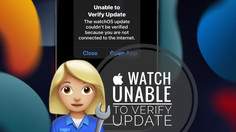Apple Watch не могут проверить обновление?  WatchOS 8.7.1 Застрял?