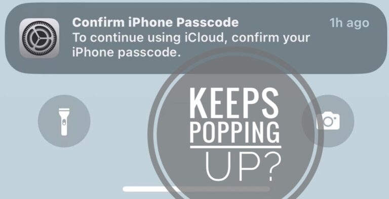 Подтвердите пароль iPhone, чтобы продолжить использование iCloud в iOS 16?
