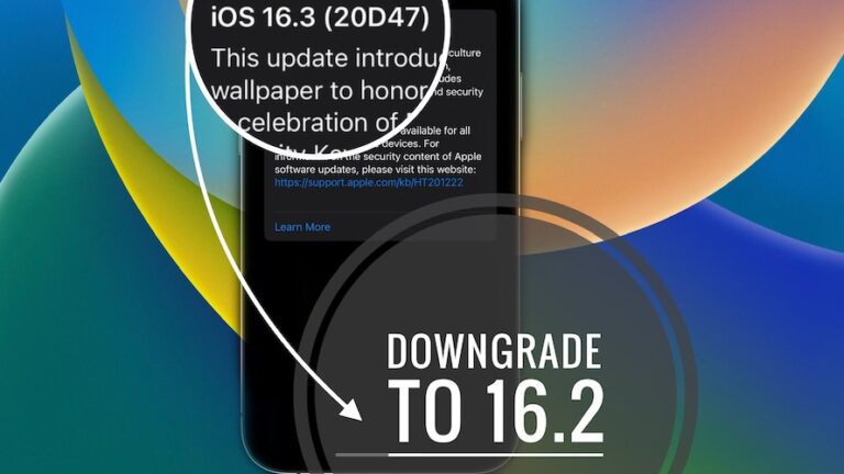 Понизьте версию iOS 16.3 до iOS 16.2 или iOS 15.6 без потери данных