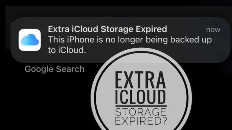 Уведомление об истечении срока действия дополнительного хранилища iCloud в iOS 16?  (Исправить!)