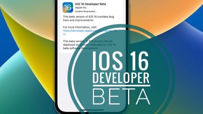 Загрузка бета-версии iOS 16 для разработчиков, функции и ошибки