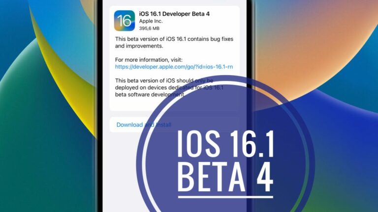 Проблемы iOS 16.1 Beta 4, функции, исправленные ошибки, проблемы