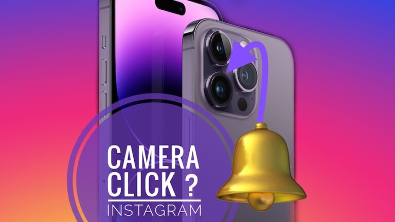 Звук щелчка камеры iPhone 14 Pro в приложении Instagram?  (Исправить?)