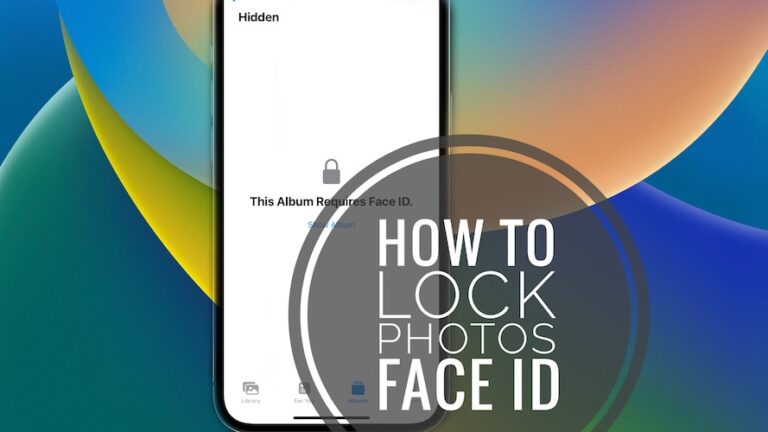 Как заблокировать фотографии на iPhone с помощью Face ID в iOS 16