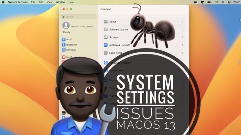 Проблемы с системными настройками macOS Ventura: отчет, отслеживание и исправление