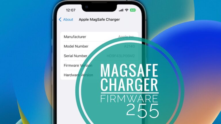 Обновление прошивки зарядного устройства MagSafe 255 (10M1821) [Review]