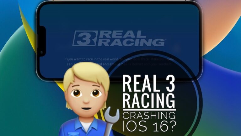 Real Racing 3 вылетает при запуске в iPadOS и iOS 16, tvOS 16?