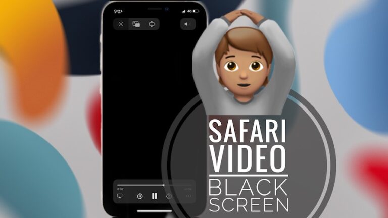 Как исправить ошибку черного экрана Safari Videos (iOS 15 и iPadOS 15)