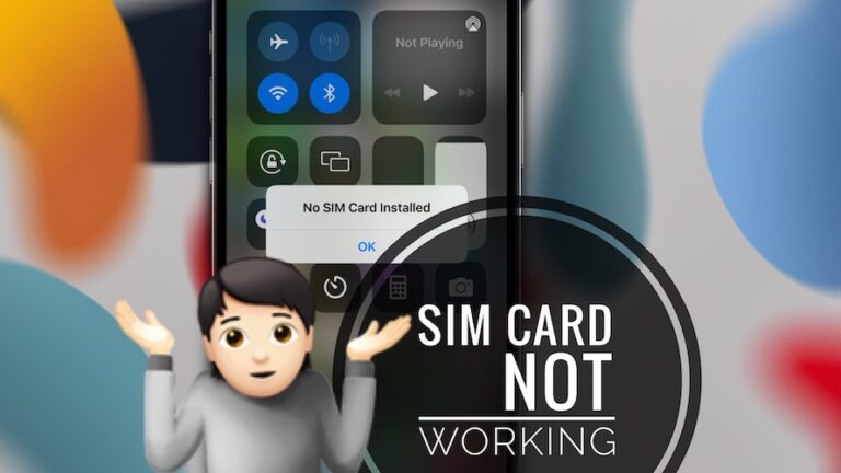 SIM-карта не работает на iPhone в iOS 15.6 / 15.6.1 (Исправить!?)