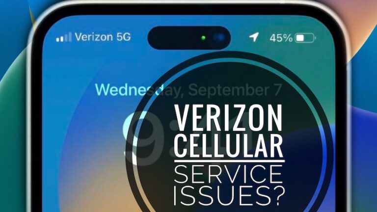 Отключение службы сотовой связи Verizon после обновления iOS 16.1.2?