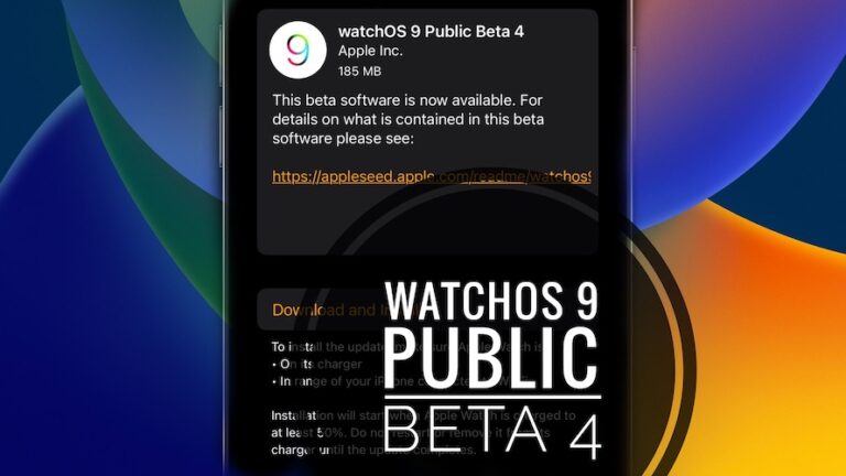WatchOS 9 Public Beta 4 Проблемы, исправления ошибок и многое другое [Live Support]