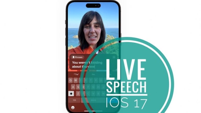 Живая речь на iPhone, iPad и Mac (функция iOS 17)