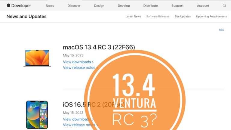Проблемы с macOS Ventura 13.4 RC3, исправления ошибок, новые проблемы?