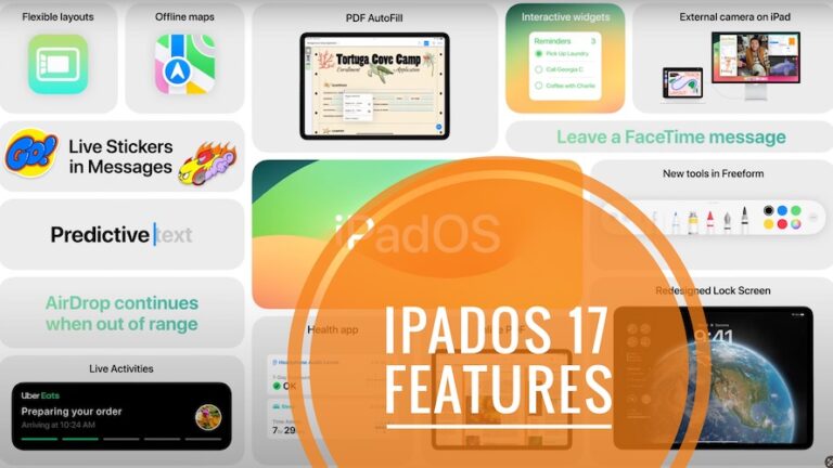 Особенности iPadOS 17, особенности, изменения и улучшения