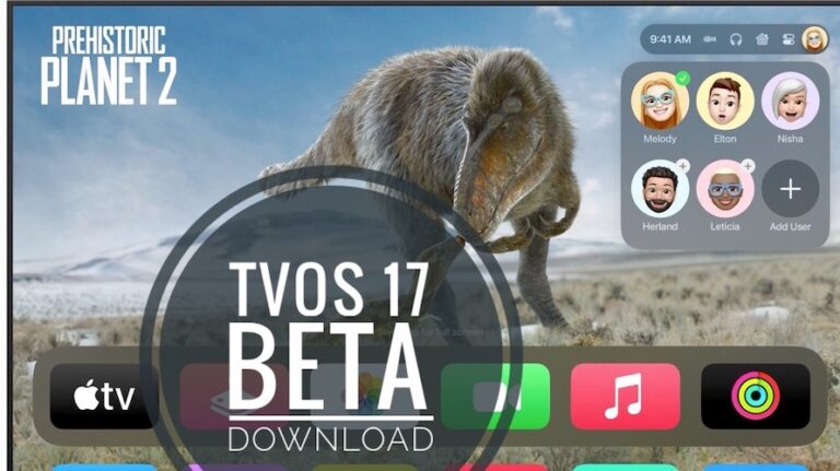 tvOS 17 Beta Скачать бесплатно для Apple TV HD и 4K