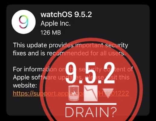 watchOS 9.5.2 Проблема разрядки батареи Apple Watch?  (Исправить!)