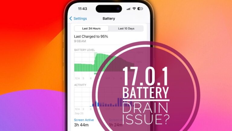 iOS 17.0.1 Проблема с разрядкой батареи или нет?  (Советы включены!)