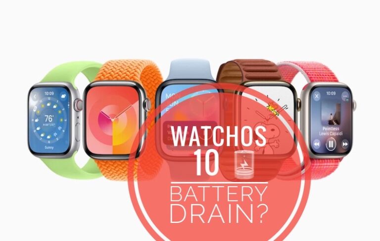 Проблема с разрядом батареи в watchOS 10 (ошибка служб определения местоположения!)