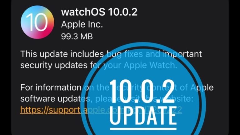 Проблемы с watchOS 10.0.2, ошибки, исправления, обновления безопасности и многое другое