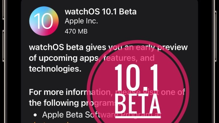 Проблемы, функции и исправления бета-версии watchOS 10.1 (обновление)