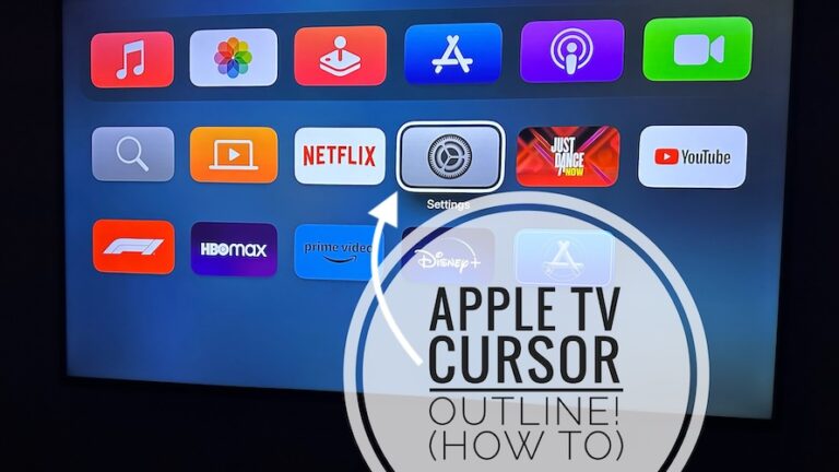 Как показать контурный курсор Apple TV в приложениях и меню (TIL!)