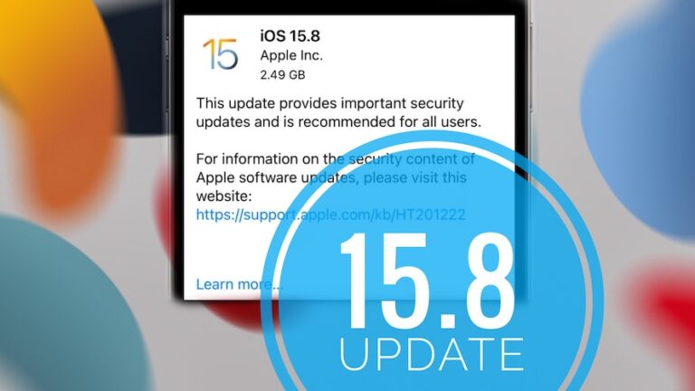 Проблемы iOS 15.8, улучшения безопасности, исправления ошибок и многое другое
