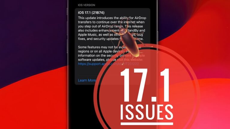 Проблемы, ошибки, проблемы и исправления iOS 17.1 (обновление!)