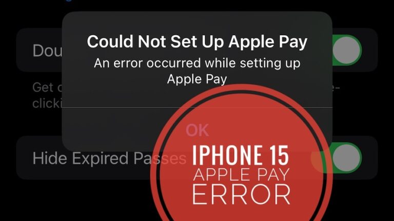 iPhone 15. Проблема с Apple Pay?  Не удалось настроить Apple Pay?