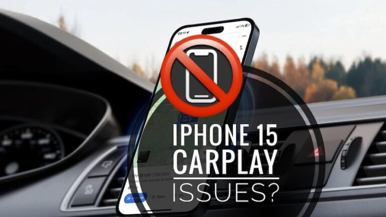 iPhone 15 CarPlay не работает?  Проблемы с кабелем USB-C?